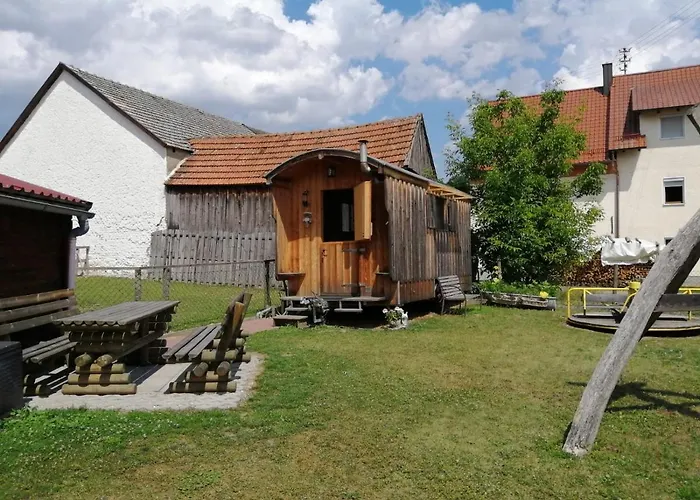 Schaeferwagen Auf Dem Kemping *